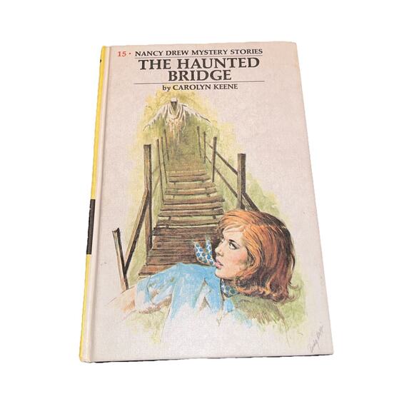 Nancy Drew #15 The Haunted Bridge 1972 Good Condition Hardcover Grosset & Dunlap - Picture 1 of 4
